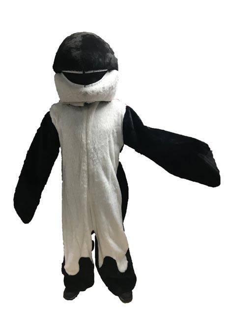 Killer whale mascot costume